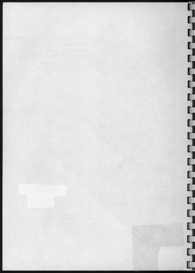Bevolkingsvooruitberekening voor Aruba en Curaҫao op basis van de bevolkingsomvang volgens den census van 1981 - Blank Page