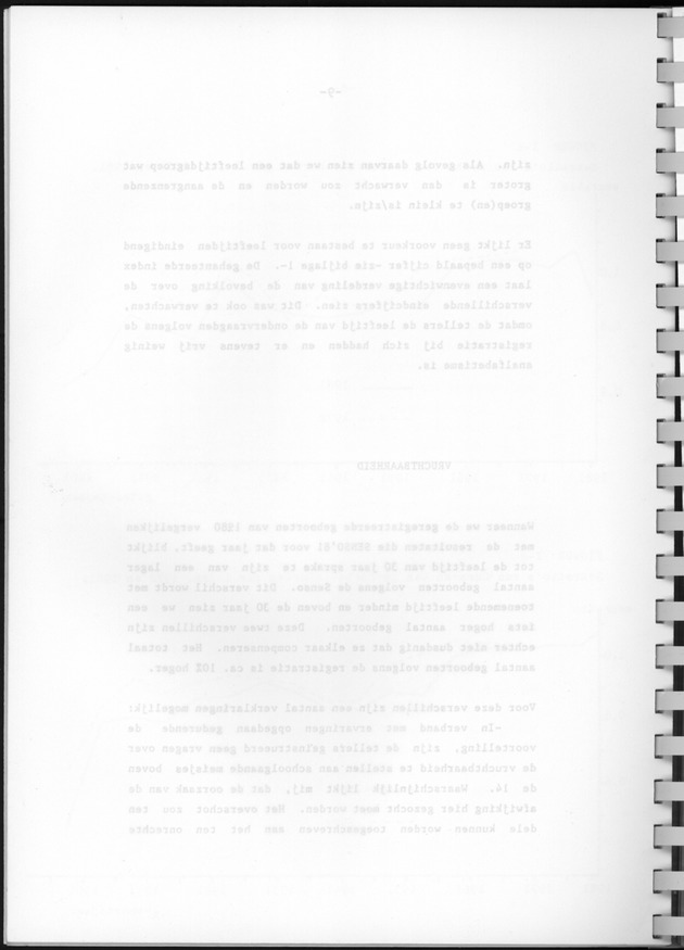 Bevolkingsvooruitberekening voor Aruba en Curaҫao op basis van de bevolkingsomvang volgens den census van 1981 - Blank Page