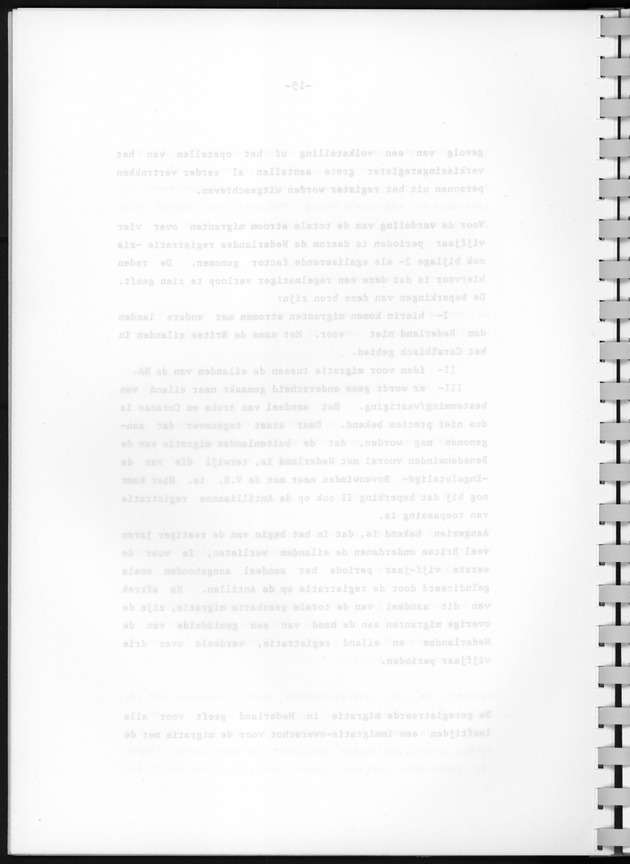 Bevolkingsvooruitberekening voor Aruba en Curaҫao op basis van de bevolkingsomvang volgens den census van 1981 - Blank Page