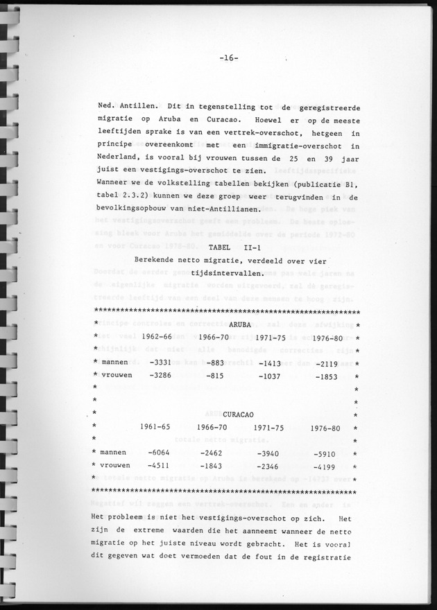 Bevolkingsvooruitberekening voor Aruba en Curaҫao op basis van de bevolkingsomvang volgens den census van 1981 - Page 16