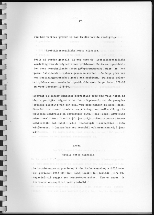 Bevolkingsvooruitberekening voor Aruba en Curaҫao op basis van de bevolkingsomvang volgens den census van 1981 - Page 17