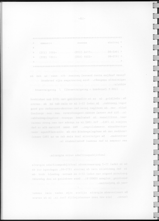 Bevolkingsvooruitberekening voor Aruba en Curaҫao op basis van de bevolkingsomvang volgens den census van 1981 - Blank Page