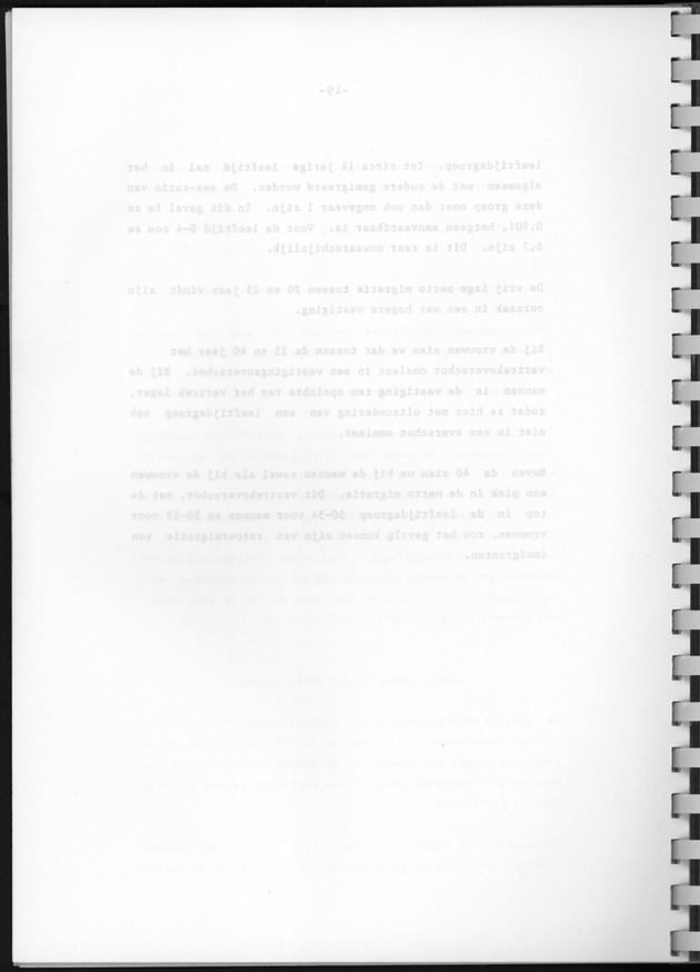 Bevolkingsvooruitberekening voor Aruba en Curaҫao op basis van de bevolkingsomvang volgens den census van 1981 - Blank Page