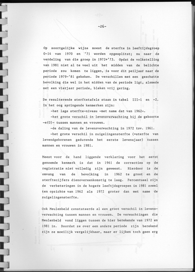 Bevolkingsvooruitberekening voor Aruba en Curaҫao op basis van de bevolkingsomvang volgens den census van 1981 - Page 26