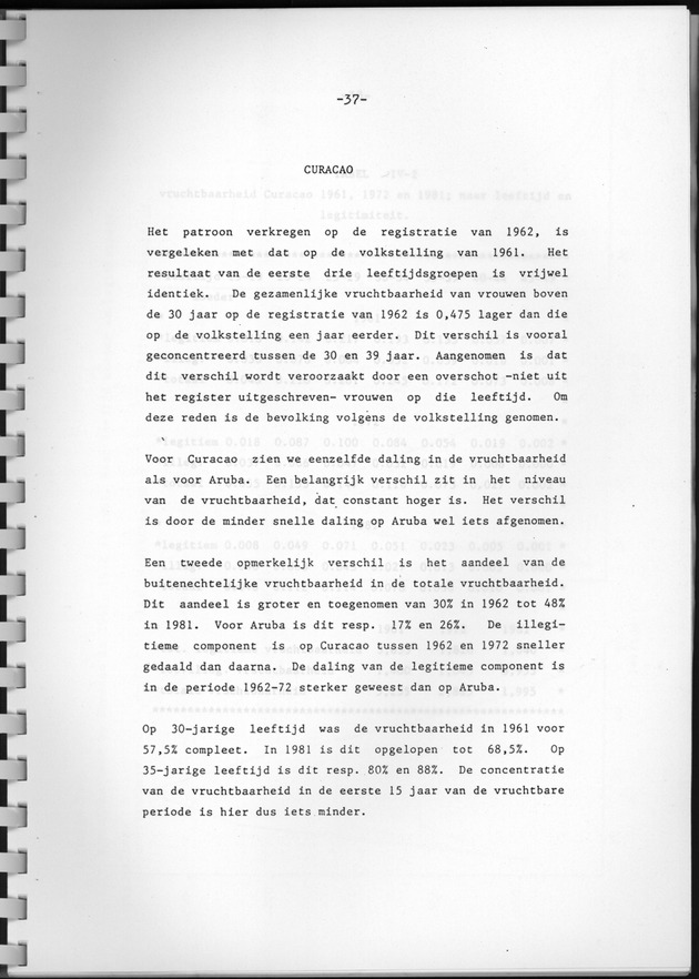 Bevolkingsvooruitberekening voor Aruba en Curaҫao op basis van de bevolkingsomvang volgens den census van 1981 - Page 37
