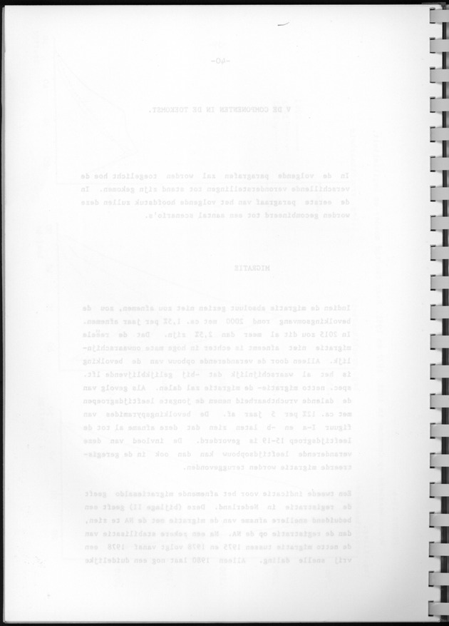 Bevolkingsvooruitberekening voor Aruba en Curaҫao op basis van de bevolkingsomvang volgens den census van 1981 - Blank Page