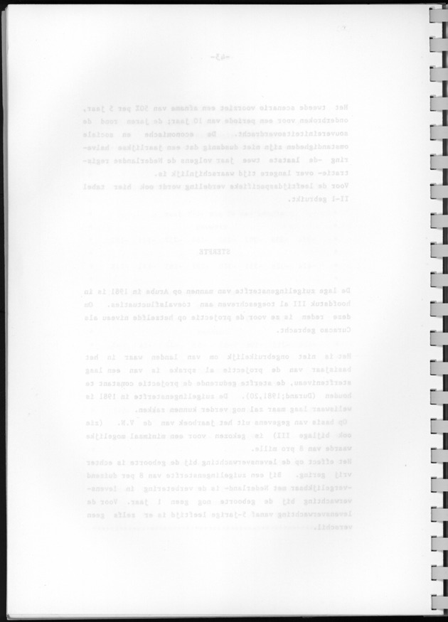Bevolkingsvooruitberekening voor Aruba en Curaҫao op basis van de bevolkingsomvang volgens den census van 1981 - Blank Page
