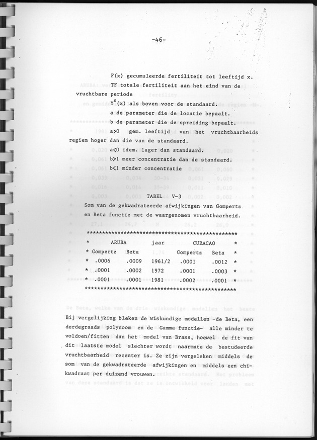 Bevolkingsvooruitberekening voor Aruba en Curaҫao op basis van de bevolkingsomvang volgens den census van 1981 - Page 46