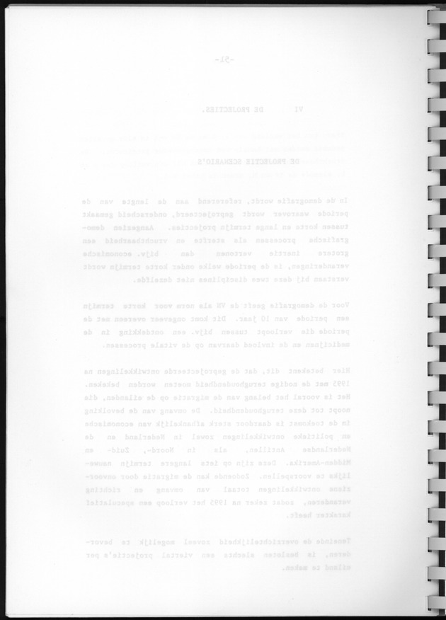 Bevolkingsvooruitberekening voor Aruba en Curaҫao op basis van de bevolkingsomvang volgens den census van 1981 - Blank Page