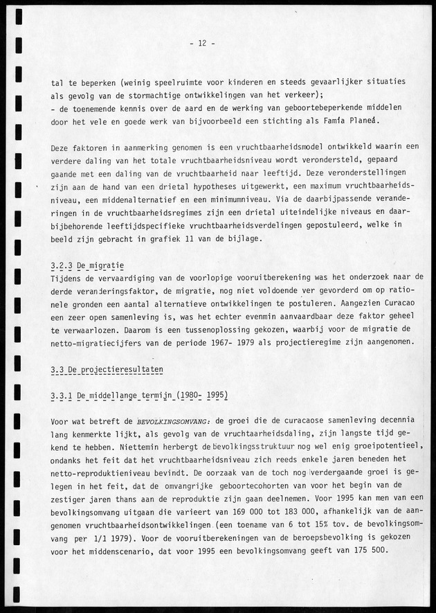 Enkele Vooruitberekeningen Betreffende De toekomstige Bevolkingsontwikkeling en het toekomstige arbeidsaanbod - Page 12