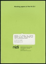 Working Papers of the N.I.D.I