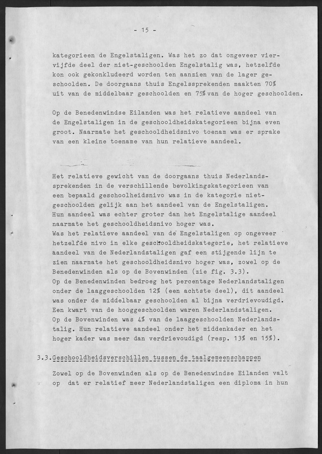 De taalsituatie in de Ned. Antillen Ten tijde van de eerste algemene volks en woningtelling in de Nederlandse Antillen - Page 15