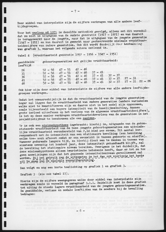 Voorlopige Vooruitberekening van het bevolkingsaantal van de nederlandse antillen tot het jaar 2000 - Page 7