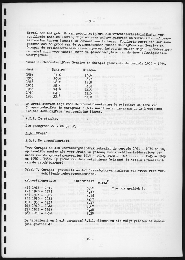 Voorlopige Vooruitberekening van het bevolkingsaantal van de nederlandse antillen tot het jaar 2000 - Page 9