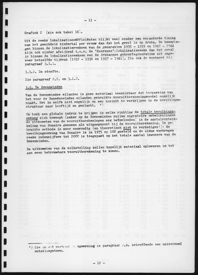 Voorlopige Vooruitberekening van het bevolkingsaantal van de nederlandse antillen tot het jaar 2000 - Page 11