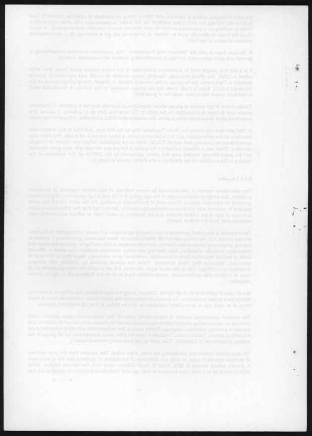 National Report on Population and development Netherlands Antilles - Blank Page