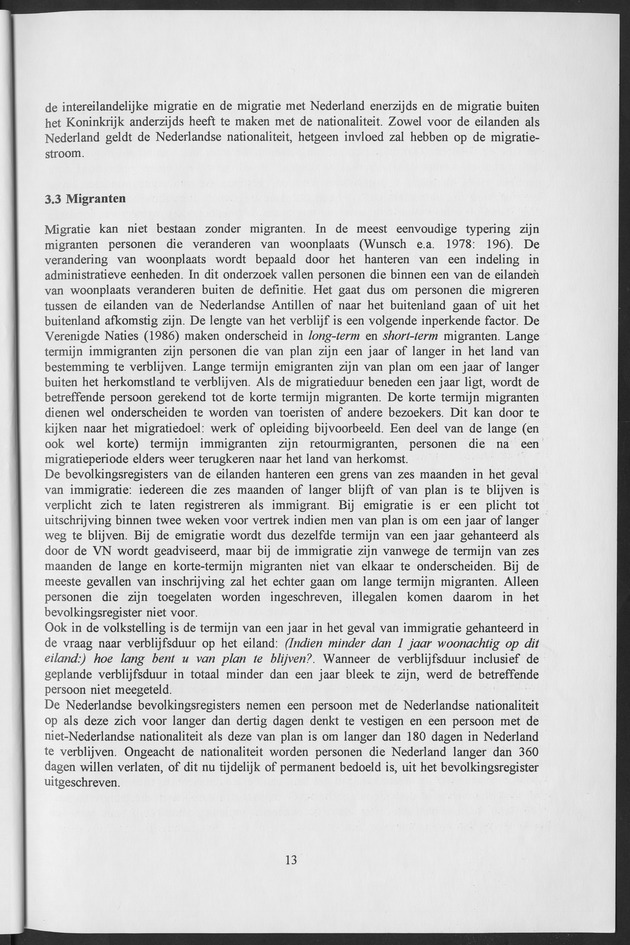 Migratie van en naar de Nederlandse Antillen in Sociaal-economische context - Page 13