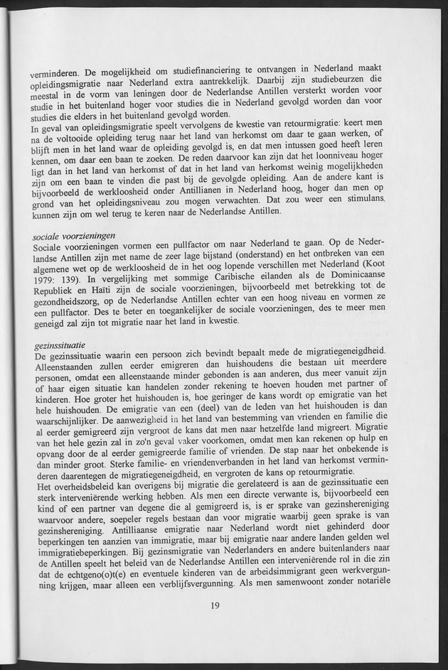 Migratie van en naar de Nederlandse Antillen in Sociaal-economische context - Page 19