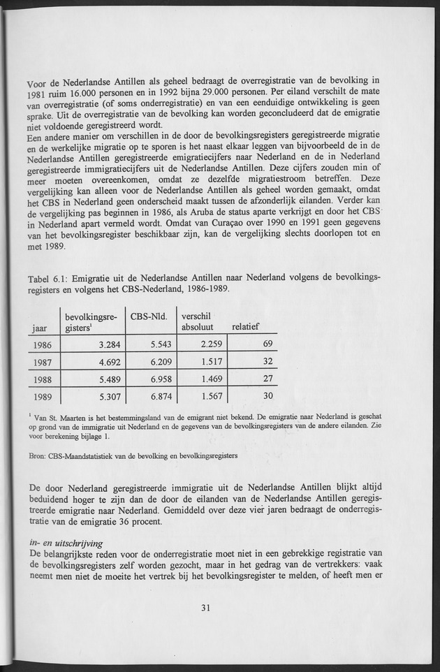 Migratie van en naar de Nederlandse Antillen in Sociaal-economische context - Page 31