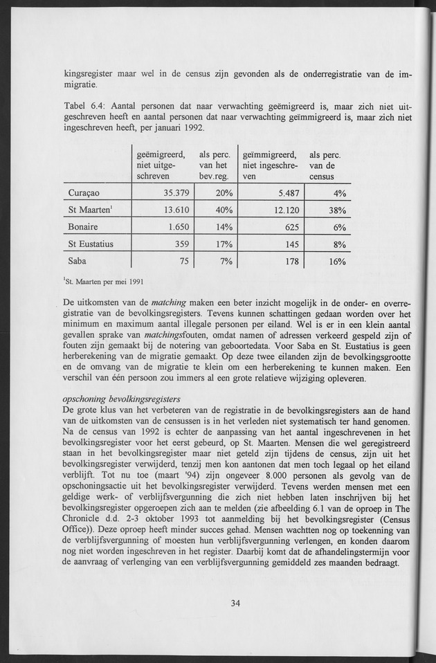 Migratie van en naar de Nederlandse Antillen in Sociaal-economische context - Page 34