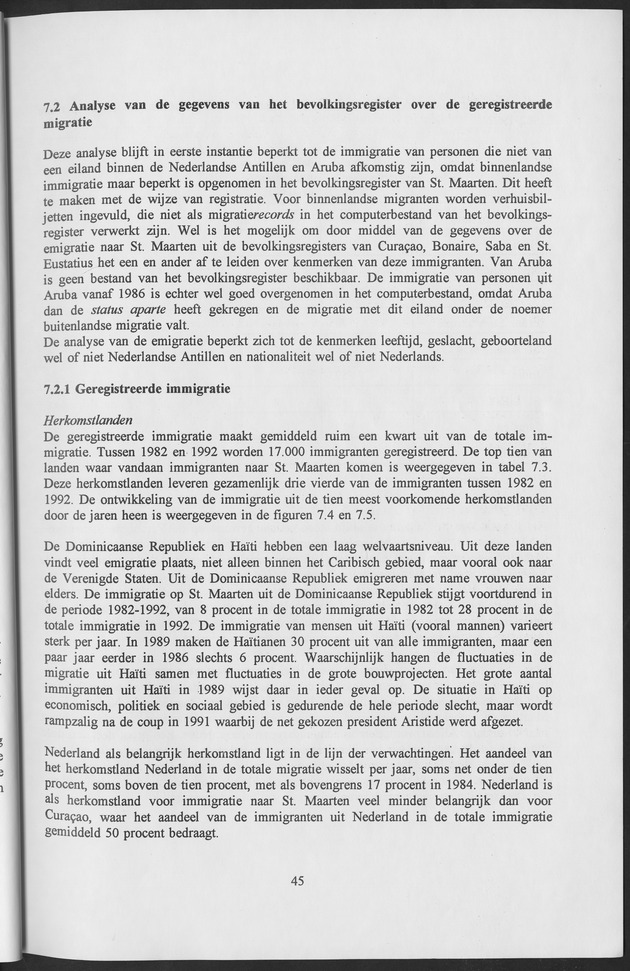 Migratie van en naar de Nederlandse Antillen in Sociaal-economische context - Page 45