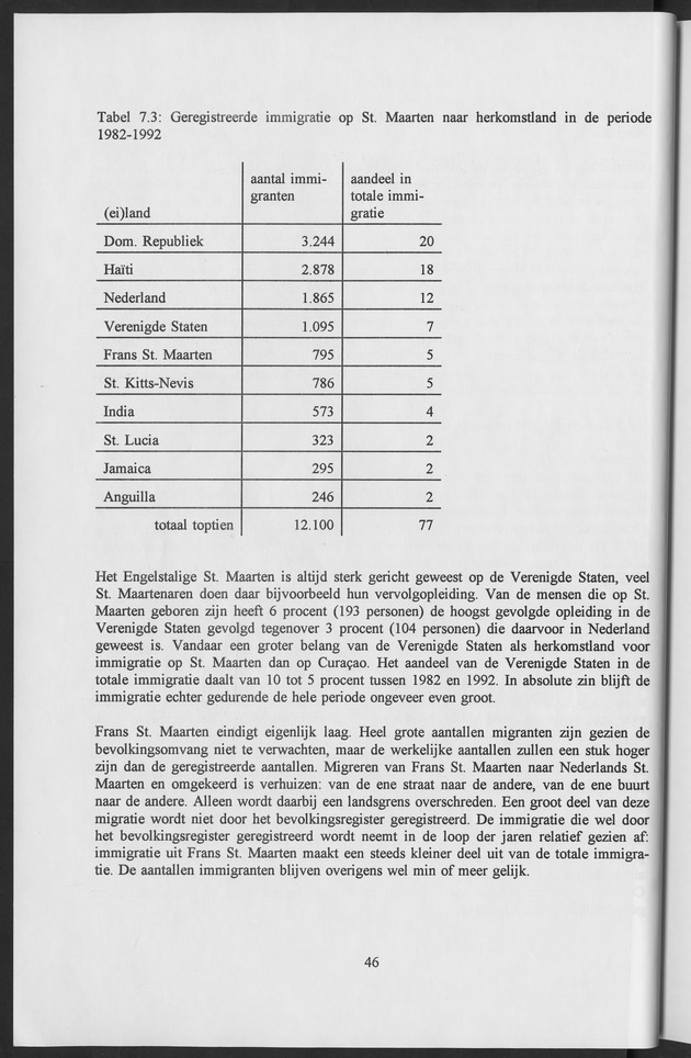 Migratie van en naar de Nederlandse Antillen in Sociaal-economische context - Page 46