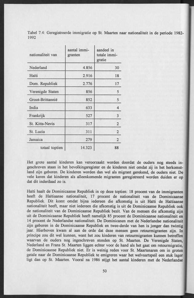 Migratie van en naar de Nederlandse Antillen in Sociaal-economische context - Page 50