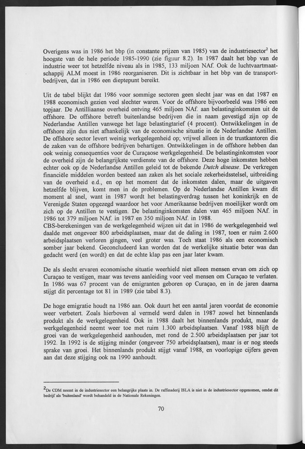 Migratie van en naar de Nederlandse Antillen in Sociaal-economische context - Page 70