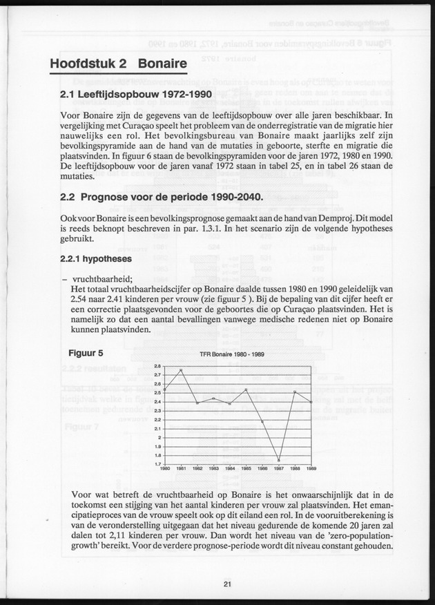 Bevolkingscijfers Curaҫao en Bonaire en vooruitberekeningen - Page 21