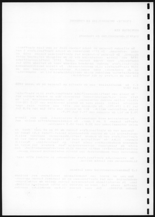 De toekomstige bevolkingsontwikkeling op Curacao en Aruba - Blank Page