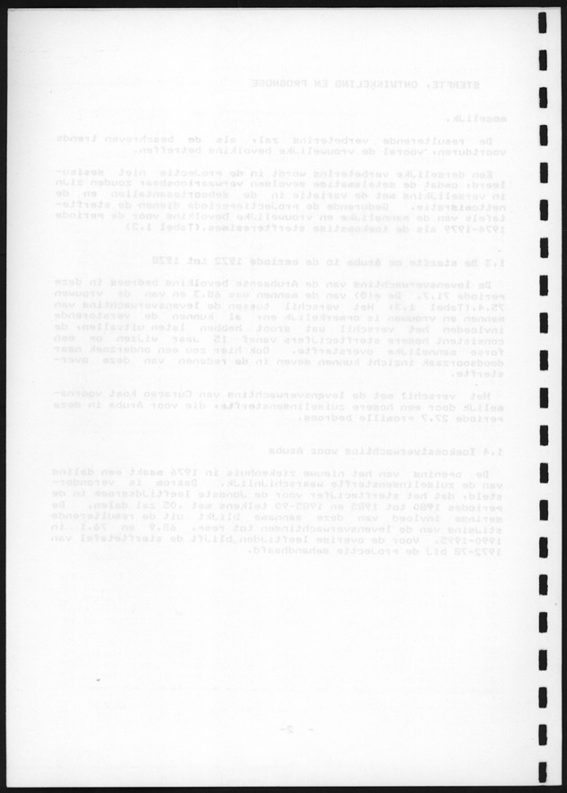 De toekomstige bevolkingsontwikkeling op Curacao en Aruba - Blank Page