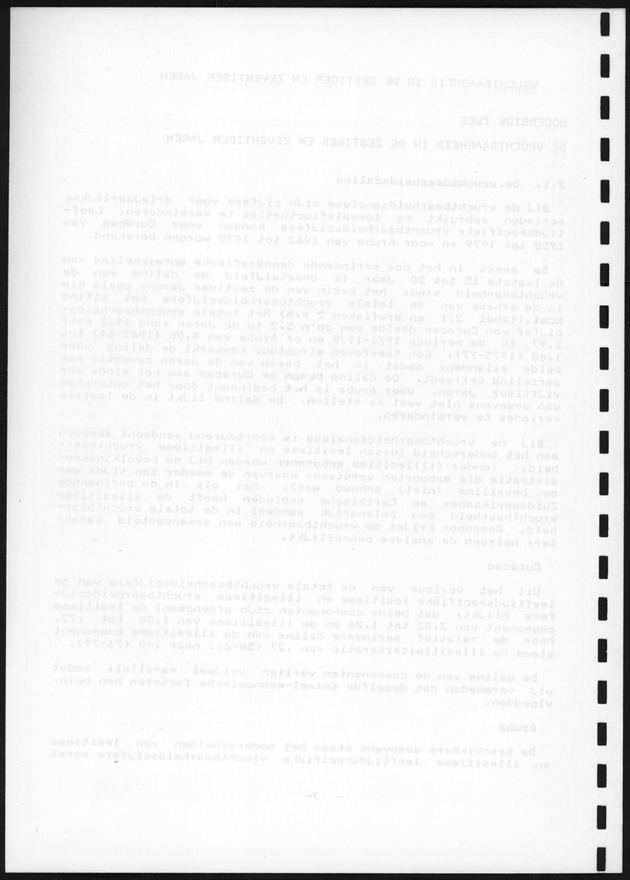 De toekomstige bevolkingsontwikkeling op Curacao en Aruba - Blank Page