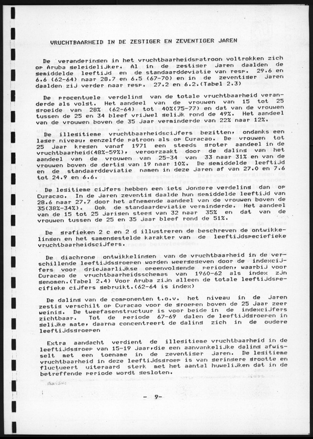 De toekomstige bevolkingsontwikkeling op Curacao en Aruba - Page 9