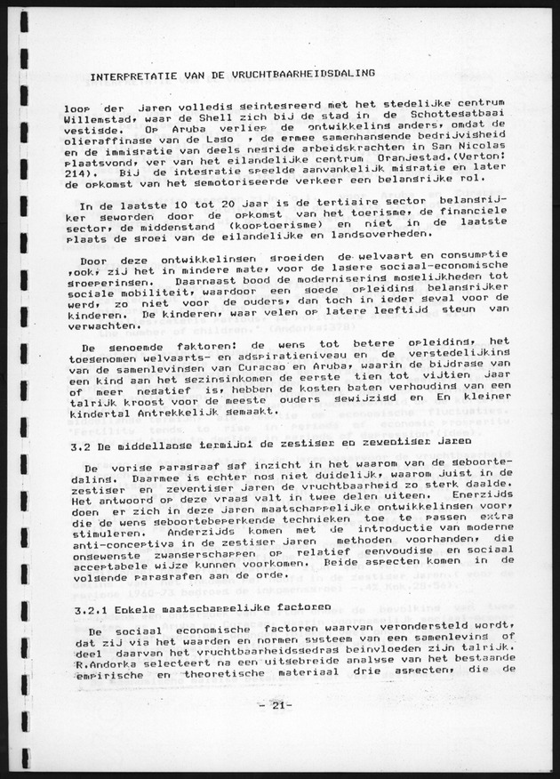 De toekomstige bevolkingsontwikkeling op Curacao en Aruba - Page 21