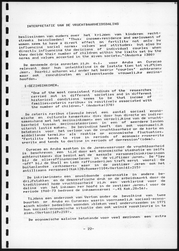De toekomstige bevolkingsontwikkeling op Curacao en Aruba - Page 22