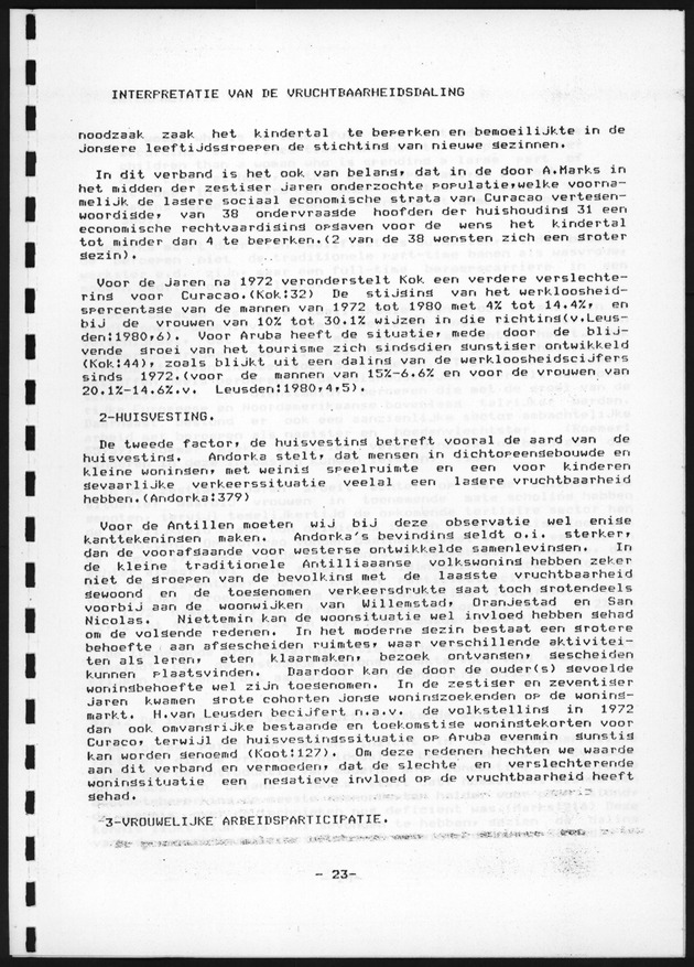 De toekomstige bevolkingsontwikkeling op Curacao en Aruba - Page 23