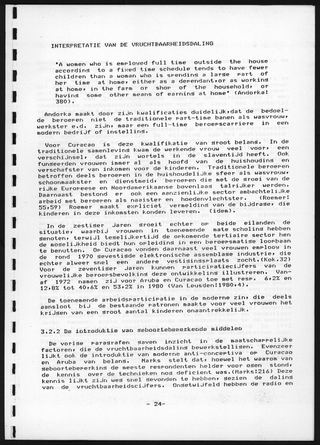 De toekomstige bevolkingsontwikkeling op Curacao en Aruba - Page 24