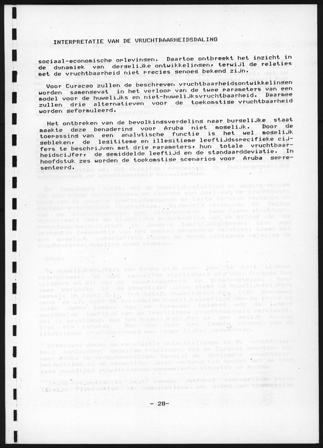 De toekomstige bevolkingsontwikkeling op Curacao en Aruba - Page 28