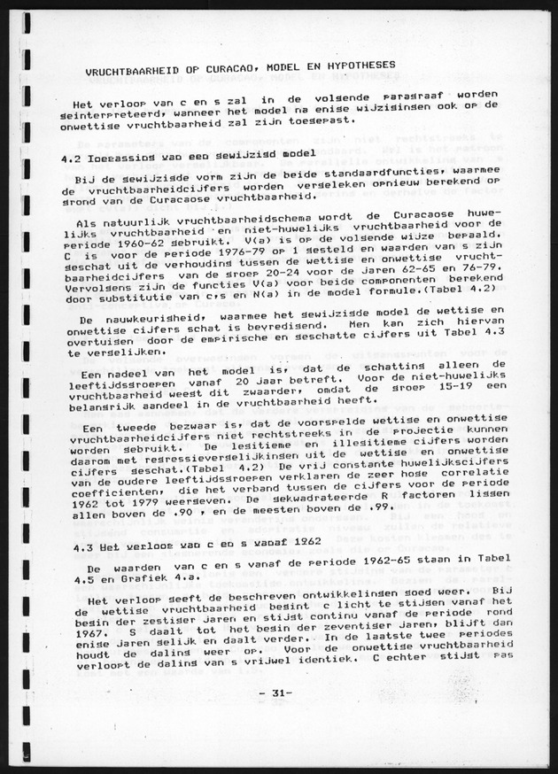 De toekomstige bevolkingsontwikkeling op Curacao en Aruba - Page 31