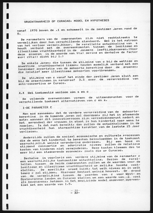 De toekomstige bevolkingsontwikkeling op Curacao en Aruba - Page 32