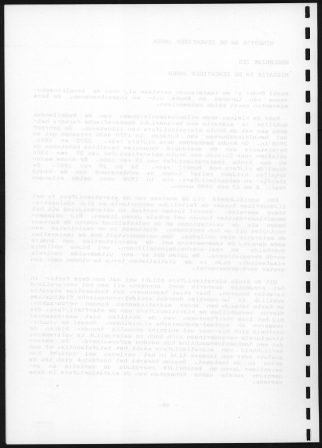 De toekomstige bevolkingsontwikkeling op Curacao en Aruba - Blank Page