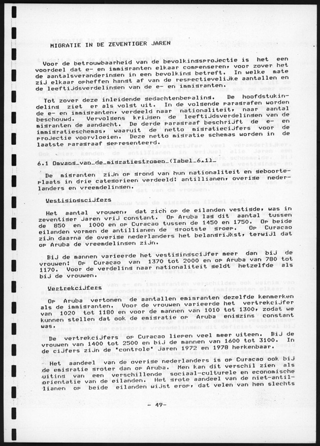 De toekomstige bevolkingsontwikkeling op Curacao en Aruba - Page 49