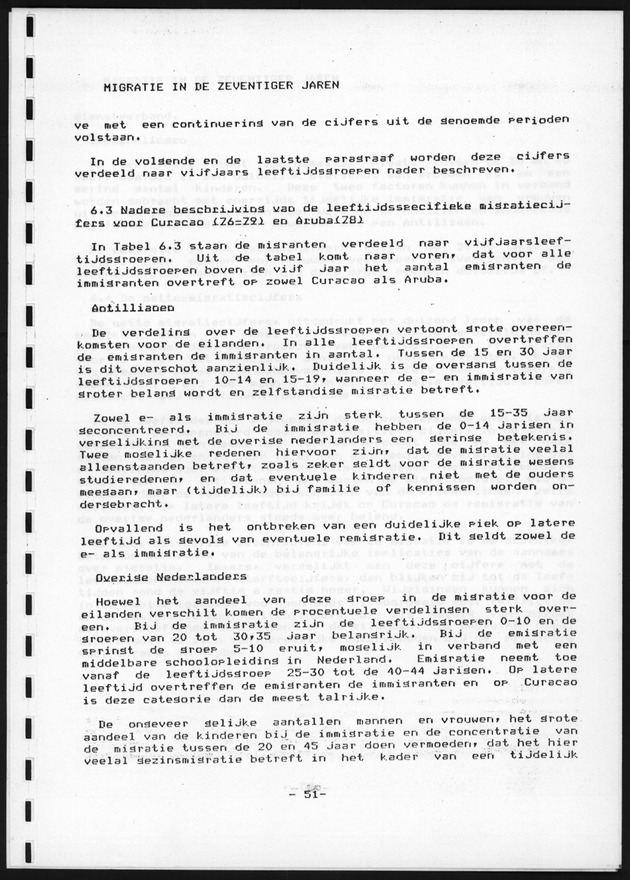 De toekomstige bevolkingsontwikkeling op Curacao en Aruba - Page 51