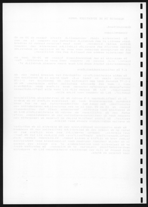 De toekomstige bevolkingsontwikkeling op Curacao en Aruba - Blank Page