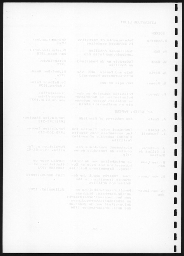 De toekomstige bevolkingsontwikkeling op Curacao en Aruba - Blank Page