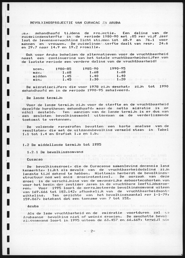 De toekomstige bevolkingsontwikkeling op Curacao en Aruba - Page 2