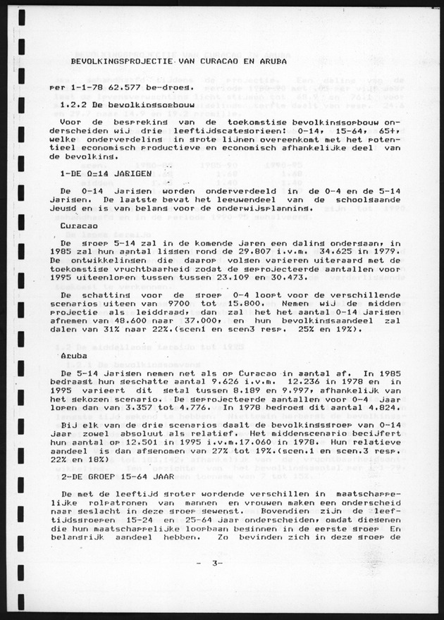 De toekomstige bevolkingsontwikkeling op Curacao en Aruba - Page 3