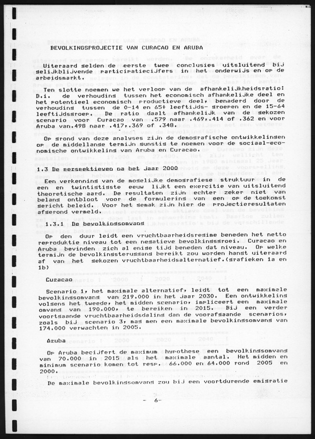 De toekomstige bevolkingsontwikkeling op Curacao en Aruba - Page 6