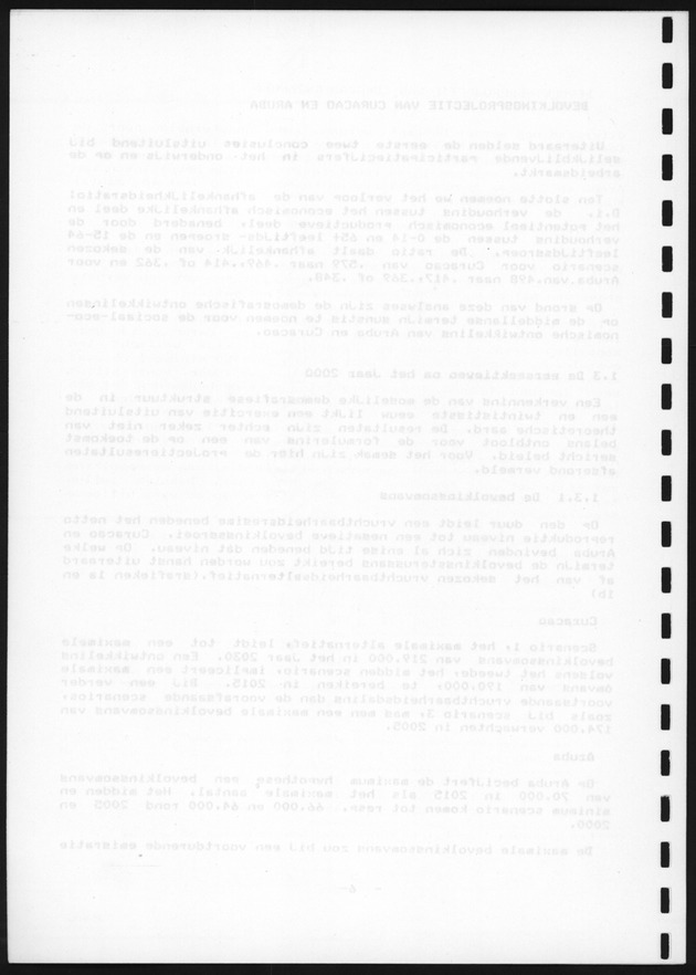 De toekomstige bevolkingsontwikkeling op Curacao en Aruba - Blank Page