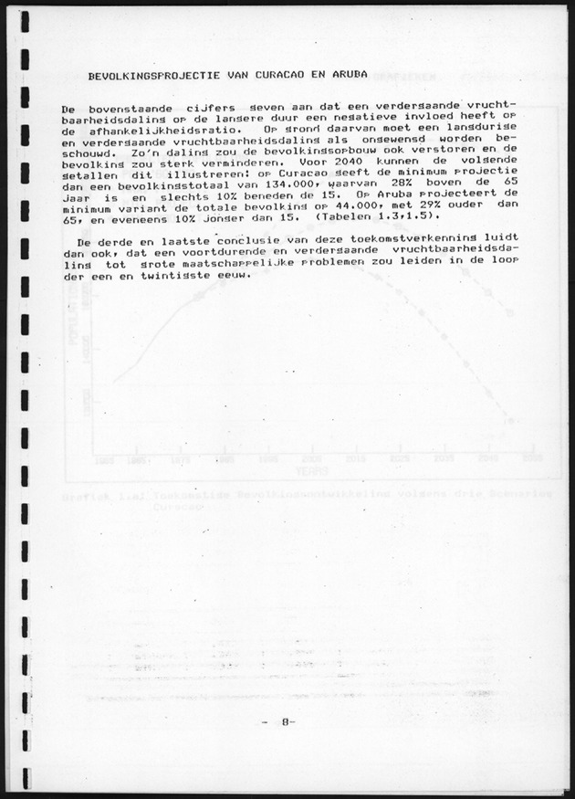 De toekomstige bevolkingsontwikkeling op Curacao en Aruba - Page 8